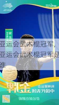 亚运会武术棍冠军,亚运会武术棍冠军是谁