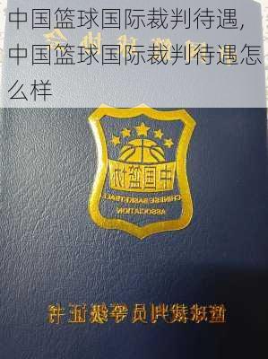 中国篮球国际裁判待遇,中国篮球国际裁判待遇怎么样