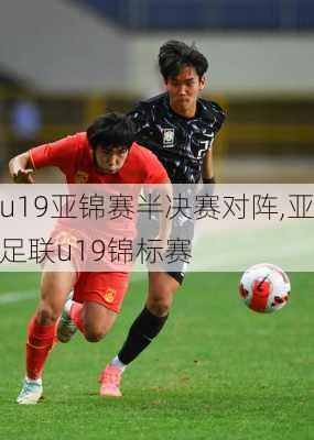 u19亚锦赛半决赛对阵,亚足联u19锦标赛