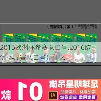 2016欧洲杯参赛队口号,2016欧洲杯参赛队口号是什么