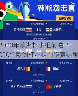 2020年欧洲杯小组前瞻,2020年欧洲杯小组前瞻赛结果