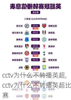 cctv为什么不转播英超,cctv为什么不转播英超比赛