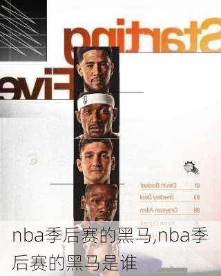 nba季后赛的黑马,nba季后赛的黑马是谁