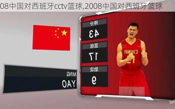 08中国对西班牙cctv篮球,2008中国对西班牙篮球