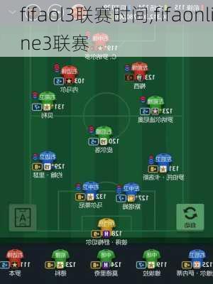 fifaol3联赛时间,fifaonline3联赛